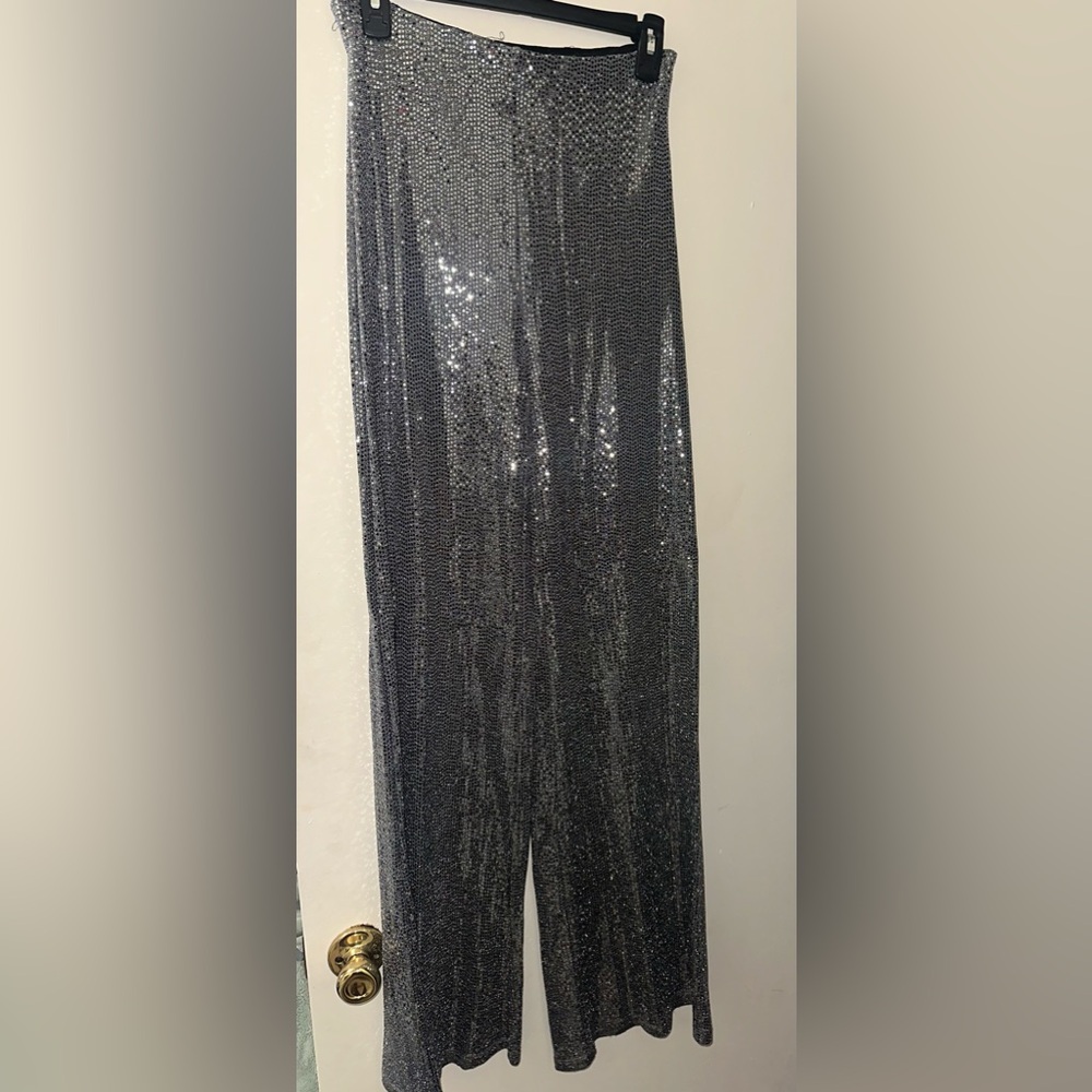 Elegant Silver Sequin pants.